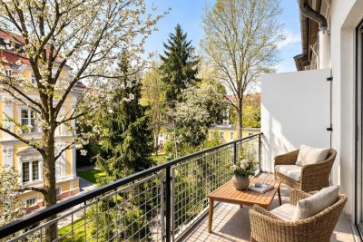 GRÜNOASE in Hofruhelage | 3 Zimmer | 77 m² | Balkon | Nähe Lainzer Tiergarten