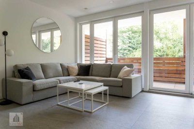 Exklusive, hochwertig vollmöblierte 3-Zimmer-Wohnung
