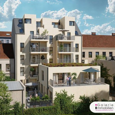 Bezauberndes Apartment mit Terrasse in PASSIVHAUS - barrierefrei - sonnig und hell - Tiefgarage