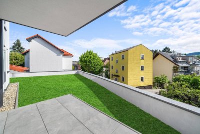 Moderner Erstbezug: Sonnige 4-Zimmer-Wohnung mit Terrasse und Garten