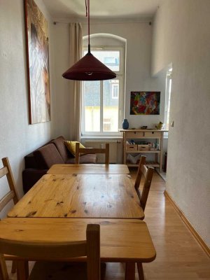 Balkonaltbau/Wohnküche/2Schlafz  an KUNSTHOFPASSAGE