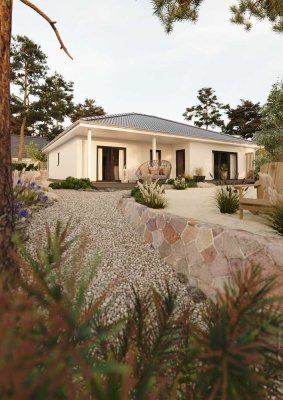 Sicher und schnell gebaut: Ebenerdig leben, stilvoll wohnen – Bungalow 128 für jede Lebensphase!