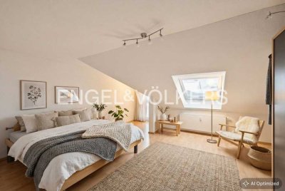 Exklusiv wohnen in Frankfurt-Oberrad: Stilvolle 3-Zimmer-Maisonettewohnung mit Balkon