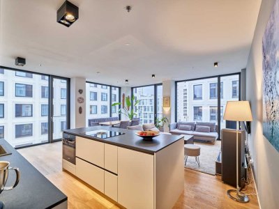 PROVISIONSFREI: Exklusives Wohnerlebnis im FriendsTower– Stilvolle 3-Zi-Wohnung mit Rooftop-Terrasse