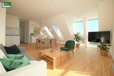 Charmante 3-Zimmer-Dachgeschosswohnung mit großzügiger privater Dachterrasse in der Larischgasse 2