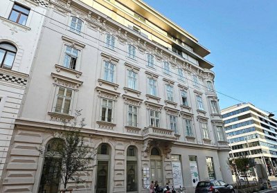 ARGENTINIERSTRASSE, klimatisiertes 68 m2 Dachgeschoß, 2 Zimmer, Wohnküche, Wannenbad, Parketten, Hauptbahnhof-Nähe