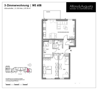 Alfons und Augusta: 3-Zimmer-Wohnung für alle Lebensmodelle