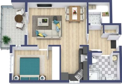 Super attraktive und elegante 2-Zimmer-Wohnung