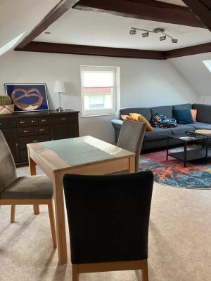 Wohnen , wo andere Urlaub machen , möblierte 2-Zi Wohnung in Absberg