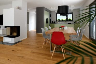 � „Mehr Raum für Visionen – Zweifamilienhäuser mit Stil.“