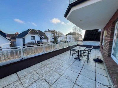 3-Zimmer-Wohnung in Büsum auf Eigenland mit großer Dachterrasse – zentral & nah am Deich