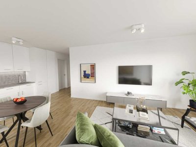 Erstbezug: 2-Zimmer-Mietwohnung im Zentrum von Waldstetten