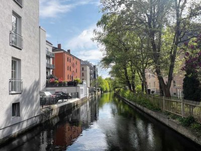 "Mediteranes" Wohnen am Senkelbach Wohnen am Wasser - 2 Zimmerwohnung mit bodentiefen Balkonfenstern