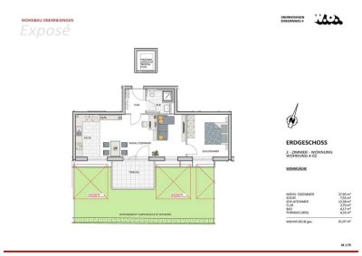 Wohlfühloase: Geräumige 2-Zimmer-Wohnung in ruhiger Lage