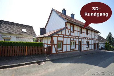 Charmantes Fachwerkhaus in Sudershausen – modernisiert, idyllisch, bezugsbereit!