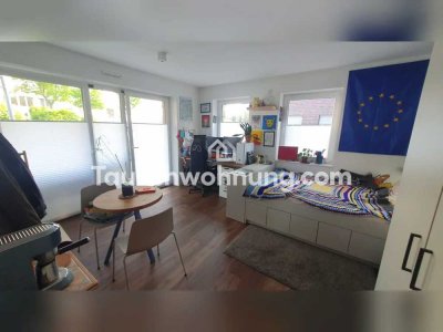 Tauschwohnung: Neue, topmoderne Wohnung mit Terasse – Suche 1-Zimmer