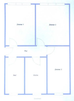Schöne und gepflegte 3-Raum-Wohnung in Trebbin