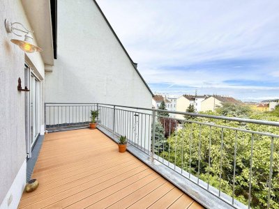 TERRASSENHIT - BJ 2018 - 3 Zimmer - ca. 89m² gew. NFL - Terrasse - 2 Toiletten - 2 Abstellräume - Einbauküche - Hofruhelage