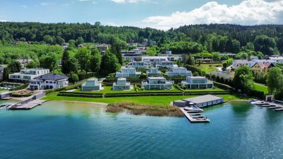 Modernes Penthouse mit exklusivem Strandbereich und Bootsplatz am Wörthersee