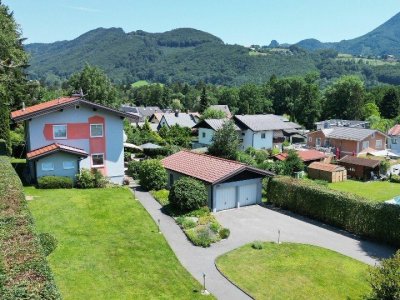 Kleines Haus. Großer Freiraum. Aussichtslage in Salzburg-Sam mit Entwicklungsperspektive
