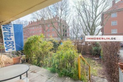 IMMOBERLIN.DE - Sonnige Wohnung mit Südterrasse in sehr guter Lage beim Ortszentrum & Schäfersee