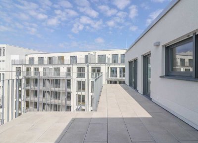 *TRAUMHAFTE DACHTERRASSE* Penthouse-Wohnung auf 90 m² mit Einbauküche und Stellplatz!