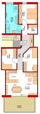ZENTRAL & RUHIG * 4 Zi.-Whg * 82QM inkl. EBK, großer Balkon, Keller uvm.