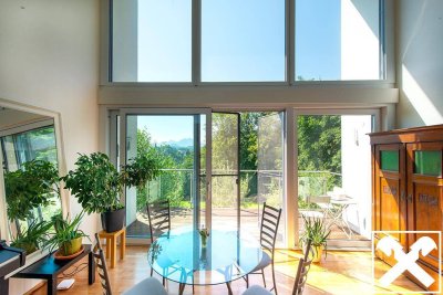 Modernes Lofthaus in Naturlage