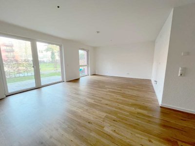 Moderne 2-Zimmer-Wohnung mit Terrasse und offener Wohnküche