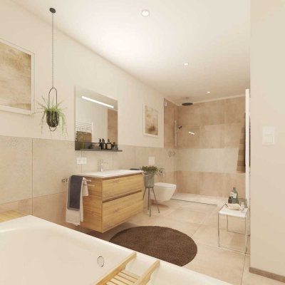 *Top Erstbezug - energieeffizient - barrierefrei - 2 Bäder - großer Balkon Richtung Park*