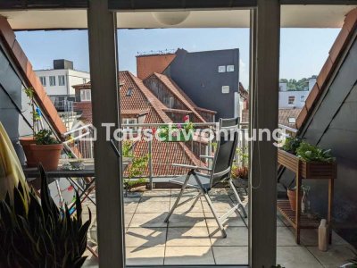 Tauschwohnung: Helle 3,5-Zimmer-Dachgeschoss-Wohnung im Herzen der Altstadt