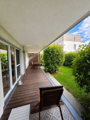 4-Zimmer-Gartenwohnung in Wiesbaden-Südost mit 92 m² Sondernutzungsfläche und TG-Stellplatz