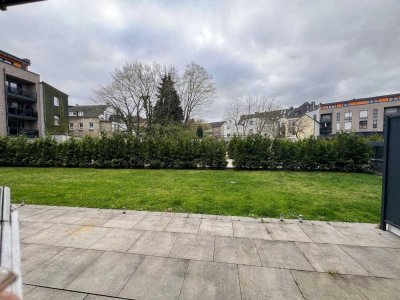 Exklusive Neubau-Gartenwohnung im Prinzencarré – riesige Terrasse, Tiefgarage & privater Spielplatz