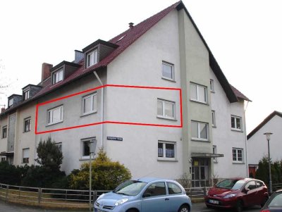 3-Zimmer Wohnung, 2024 komplett saniert, mit Balkon und Einbauküche in ruhiger und gesuchter Lage