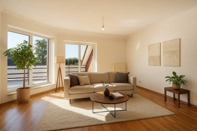 Sonnige 3-Zimmer-Wohnung mit Dachterrasse & Stellplatz in Thedinghausen