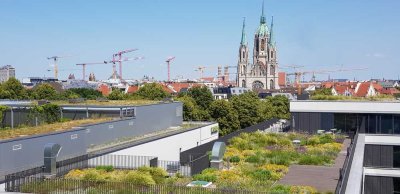 1-Zi.-Apt. mit Balkon & Panoramablick über München–Theresienhöhe zentral & ruhig -provisionsfrei-