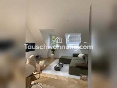 Tauschwohnung: DG Wohnung mit Aufzug direkt in die Wohnung