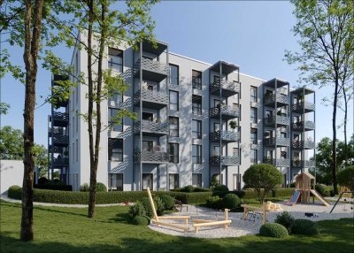 GREENSIDE   | Wohnen mit Stil – Großzügige 3-Zimmer-Wohnung mit Licht aus drei Himmelsrichtungen