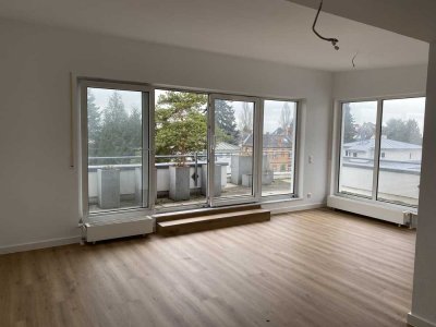 Exklusive Penthouse-Wohnung, seitl. Biebricher Allee, Wohnen am Wasserturm, umlaufende Terrasse, EBK