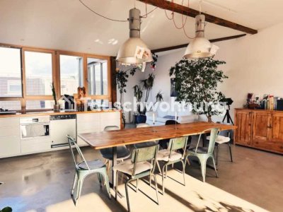 Tauschwohnung: Große helle Wohnung Rooftop Wohnung Neukölln zum Tausch