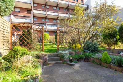 KÄUFERPROVISIONSFREI: 3,5-Zimmer Maisonettewohnung mit Terrasse und Garten in Hamm Mark!