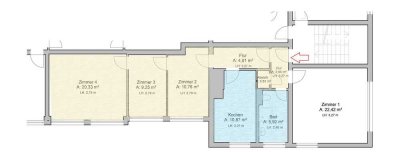Schöne 4-Zimmer-Wohnung in Bavenstedt