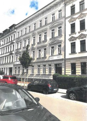 Stilvolle 2-Raum-Wohnung mit Einbauküche in Leipzig (Gründerzeithaus)