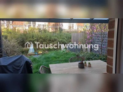 Tauschwohnung: süße Maisonettewohnung mit kleinem Garten in Mauritz-Ost