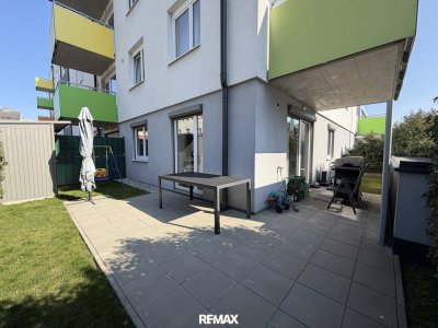 Moderne &amp; zentrale 2-Zimmer-Eigentumswohnung mit Garten und Tiefgaragenplatz