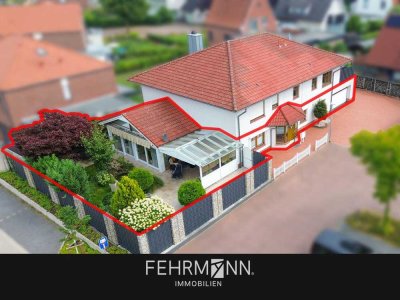 Traumhafte Erdgeschosswohnung mit großem Grundstück in Nordhorn