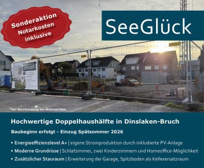 Baubeginn erfolgt, Sonderaktion bis Weihnachten!