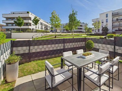 SCHWIND IMMOBILIEN - neuwertige 3-Zimmer-Eigentumswohnung mit Terrasse in der Lincolnsiedlung