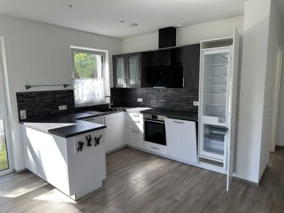 Exklusive 2-Zimmer-EG-Wohnung mit gehobener Innenausstattung mit Einbauküche in Nordendorf