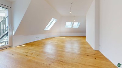 Erstbezug! Moderne Dachgeschosswohnungen samt Freiflächen in Ruhelage